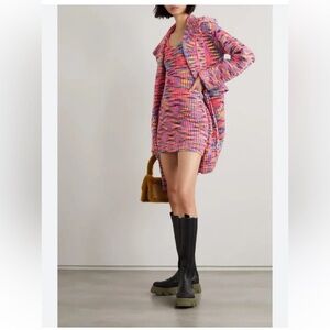 Staud Gardenia Melange Mini‎ Tank Knit Dress NWT